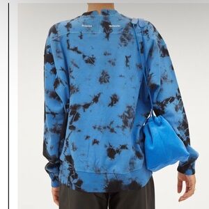 Proenza Schouler White Label Tie-Dye Blue Sweatshirt size M